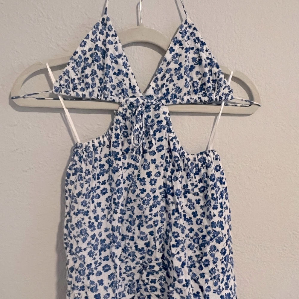 sky to moon - mini dress with cut-outs